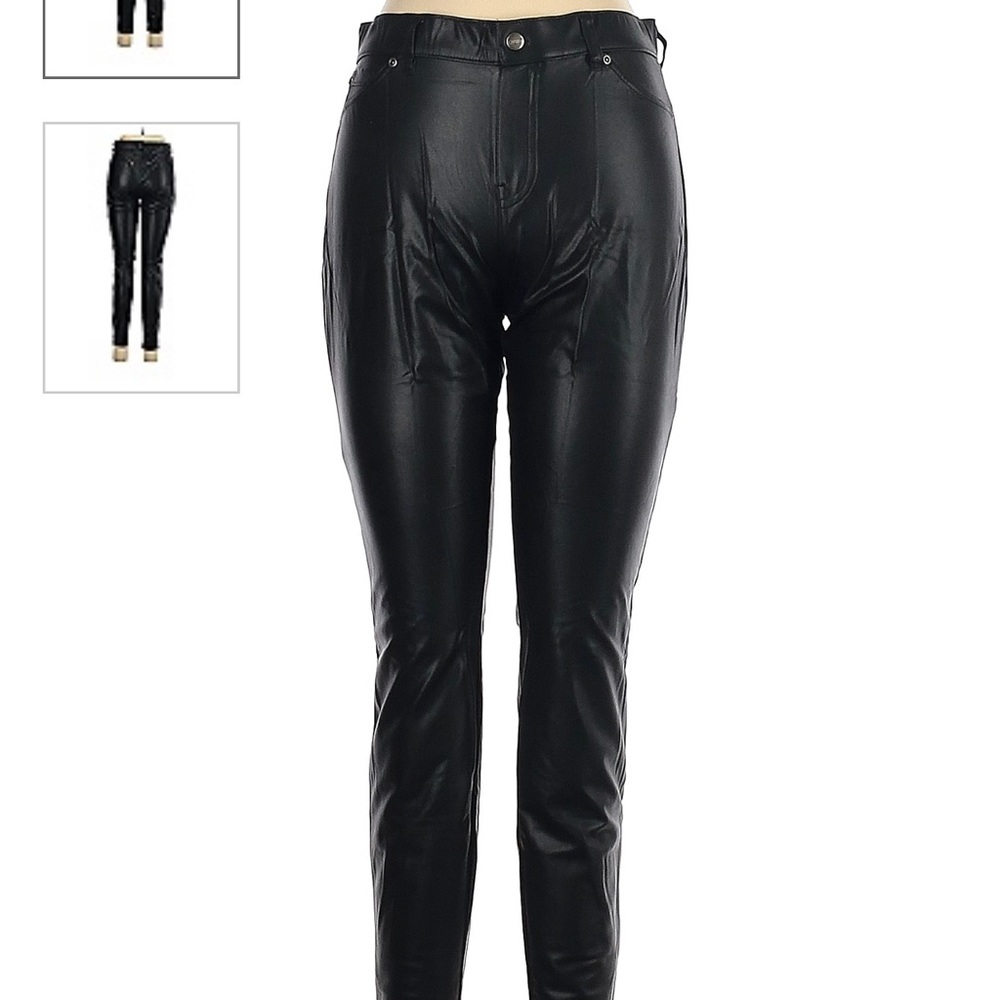 NWT Leatherette Black Leggings
